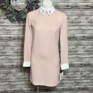 Victoria Beckham Target Blush Dress Rabbit Collar